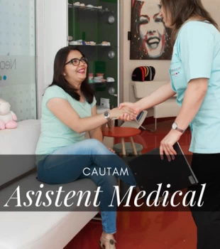 Cautam - Asistent/a stomatologie atat in clinica din Unirii cat si in cea din Militari.