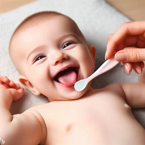 Curățarea limbii la bebeluși și copii mici